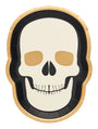 Skull Salad Plate Classic Spooky/8ct