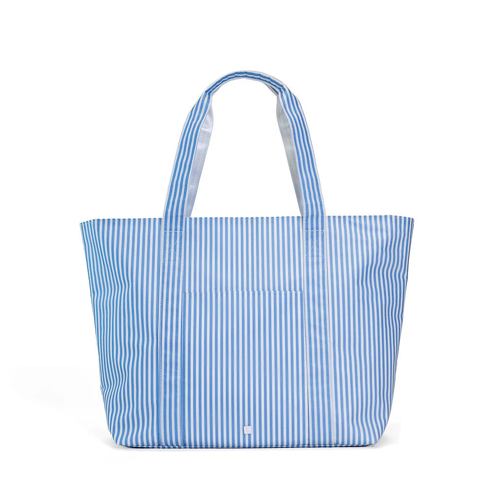 Jumbo Tote - X-Large Tote - Pimlico Stripe Chambray