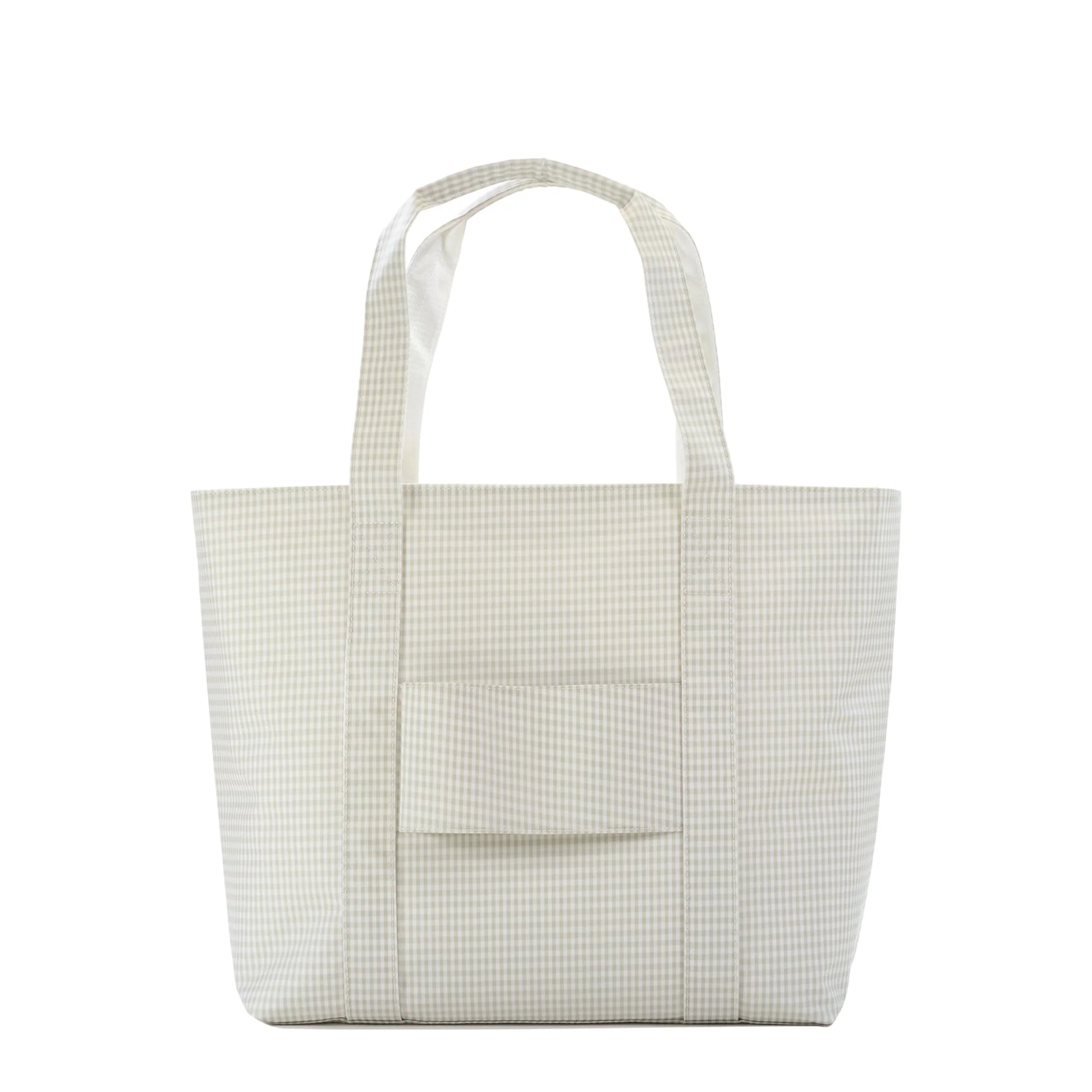 Jumbo Tote XL - Gingham Pearl Grey