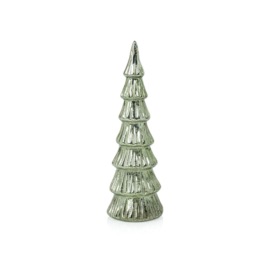 LED Glass Tree Large - Light Green