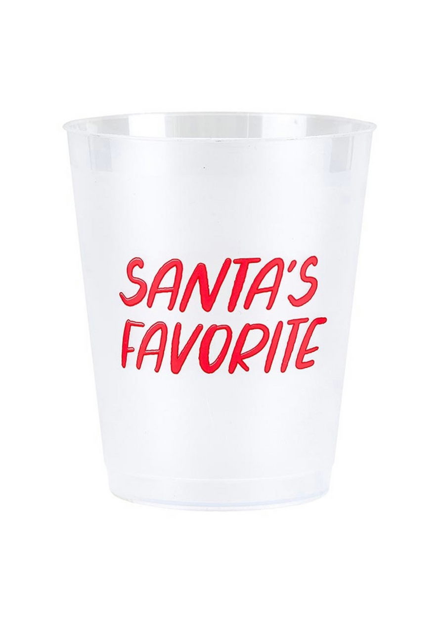 Cocktail Party Cups - Santa's Favorite - 8ct