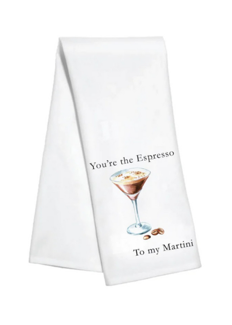 Espresso Martini Kitchen Towel