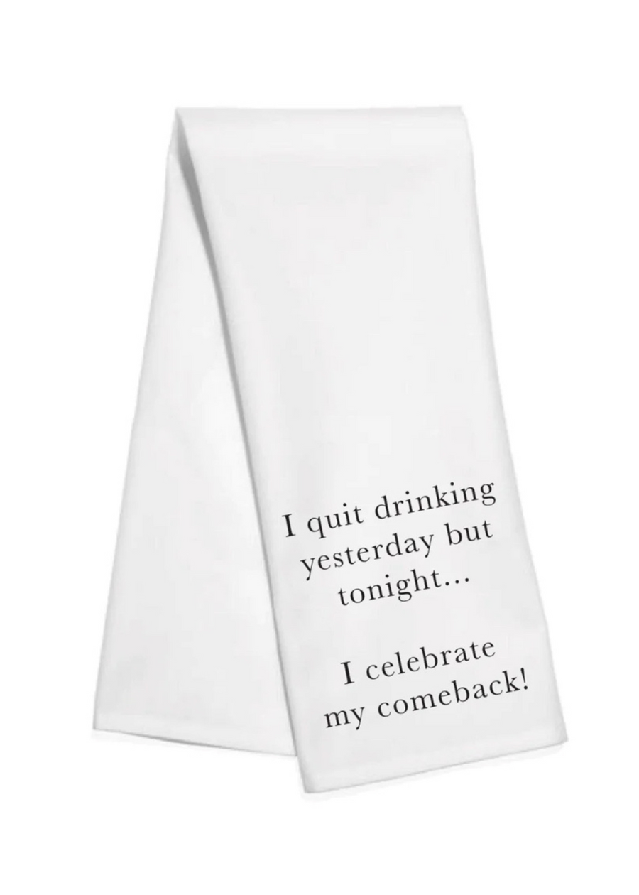 Celebrate Comeback Kitchen Towel