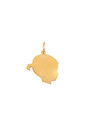 Girl Silhouette Engravable Charm