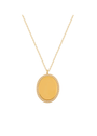 Oval Necklace Engraving