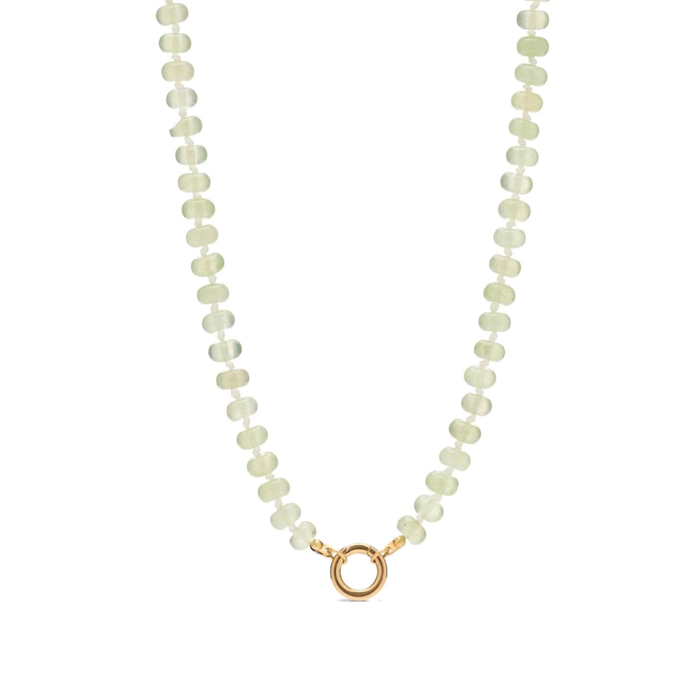 Green Carabiner Necklace