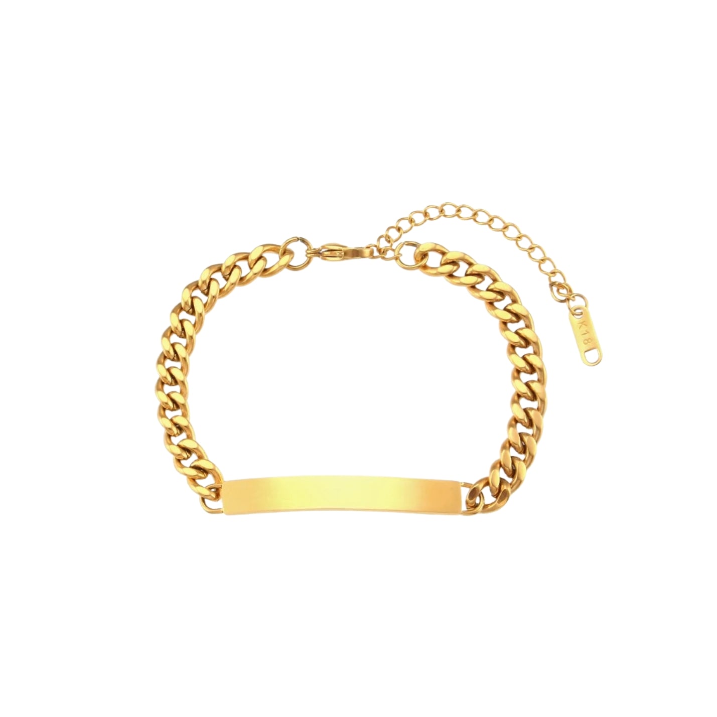 Medium Cuban Chain Bracelet Engraving