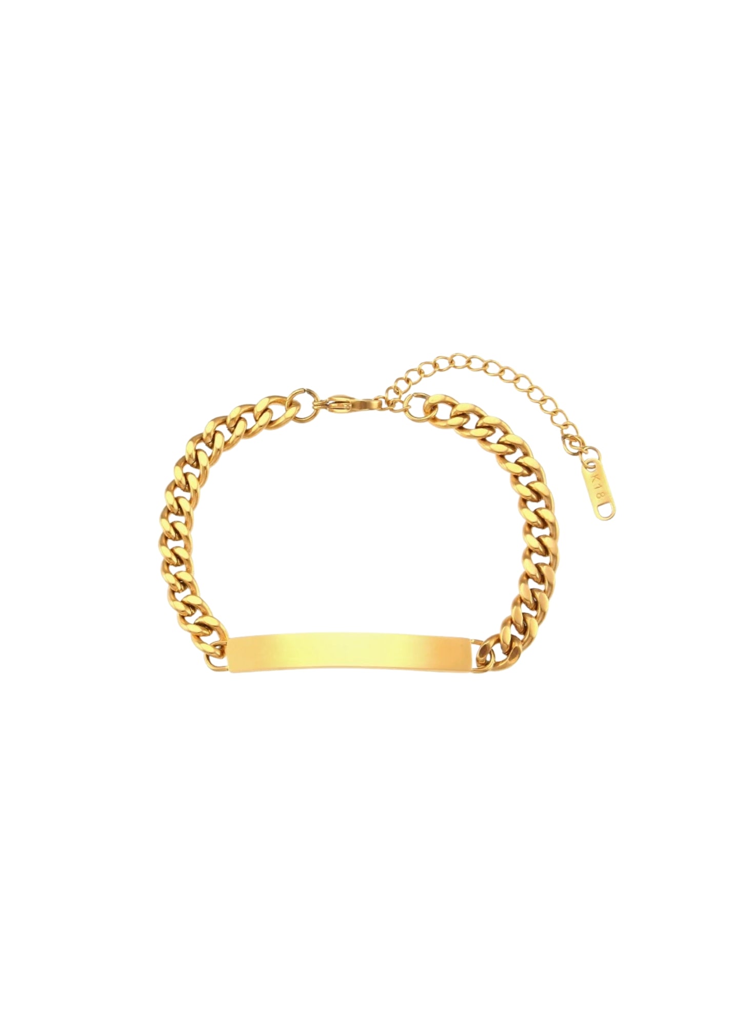 Medium Cuban Chain Bracelet Engraving