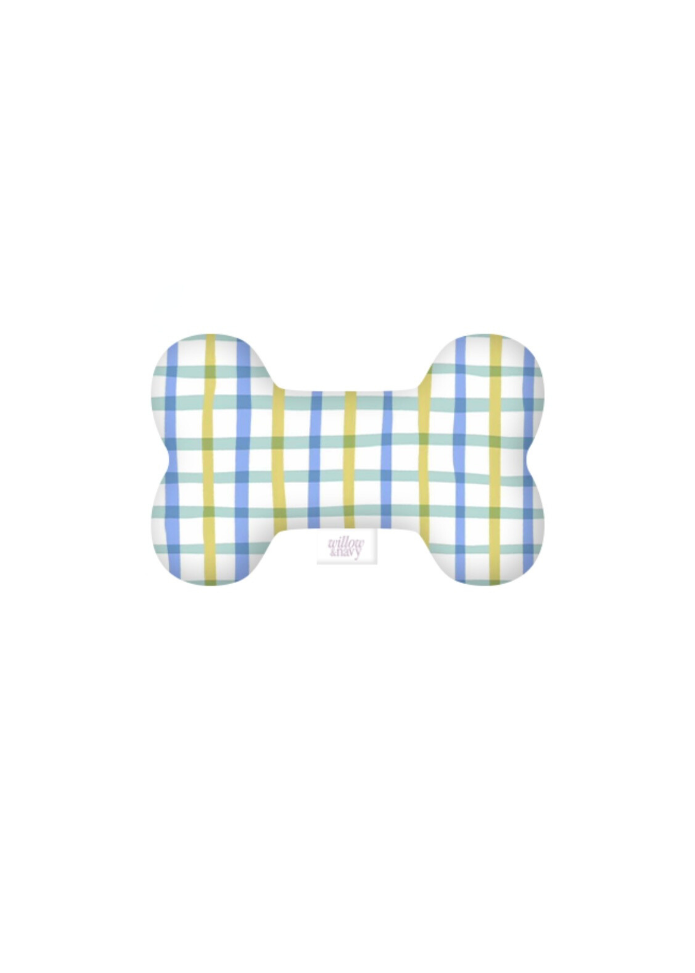 Blue Plaid Plush Toy