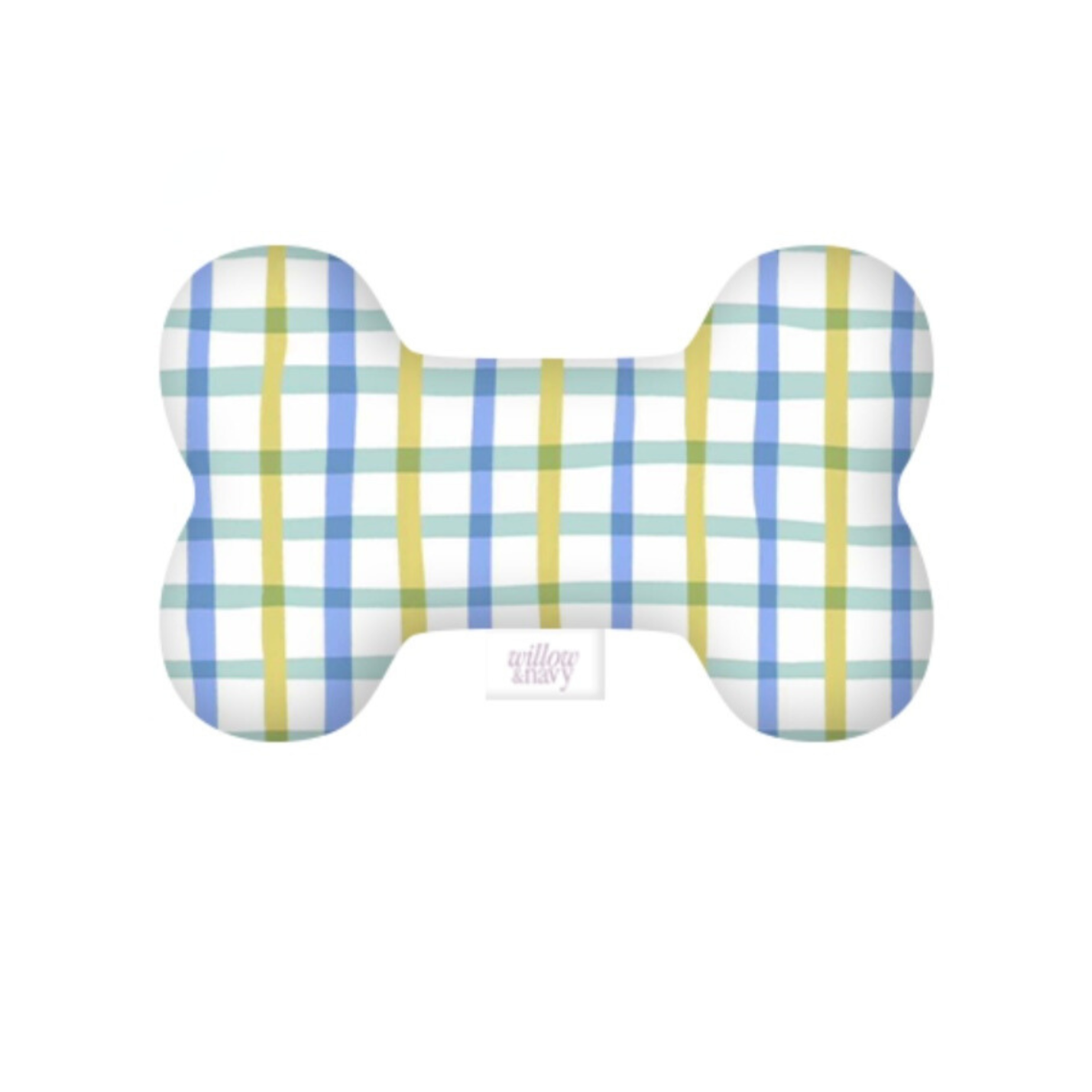 Blue Plaid Plush Toy