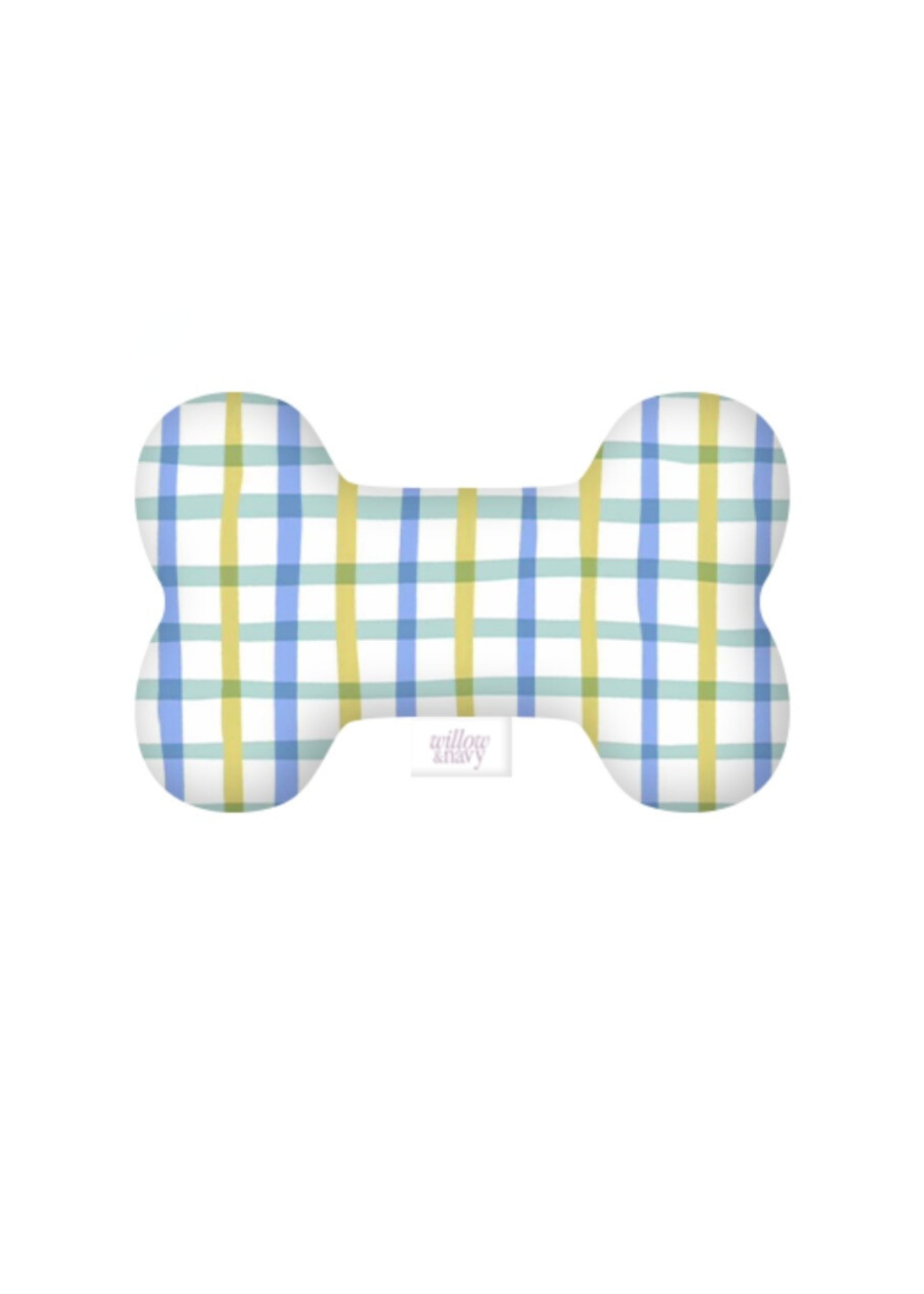 Blue Plaid Plush Toy