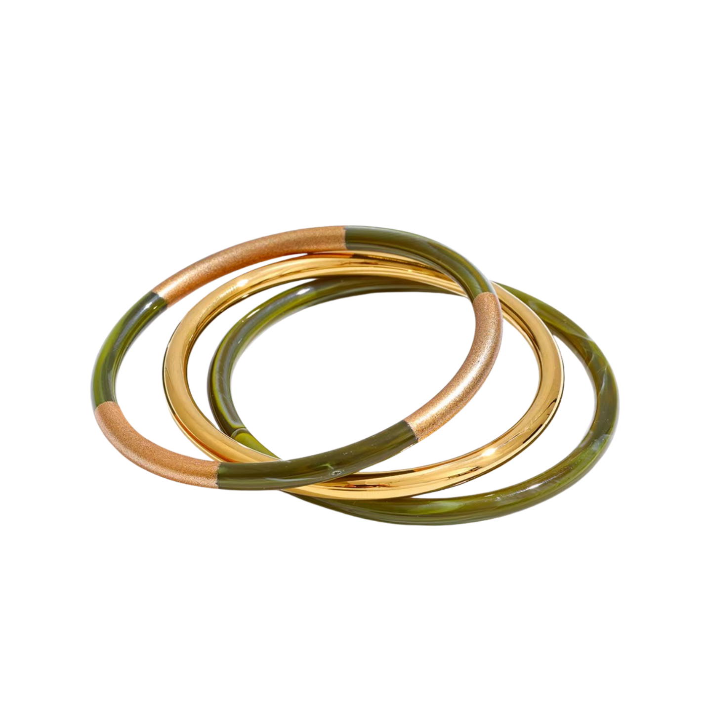 Claudia Green Trio Bangle Set