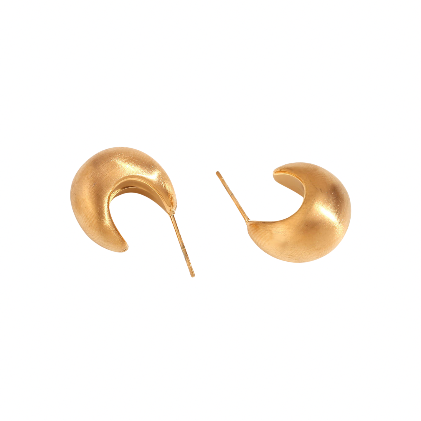Alice Matte Gold Hoops