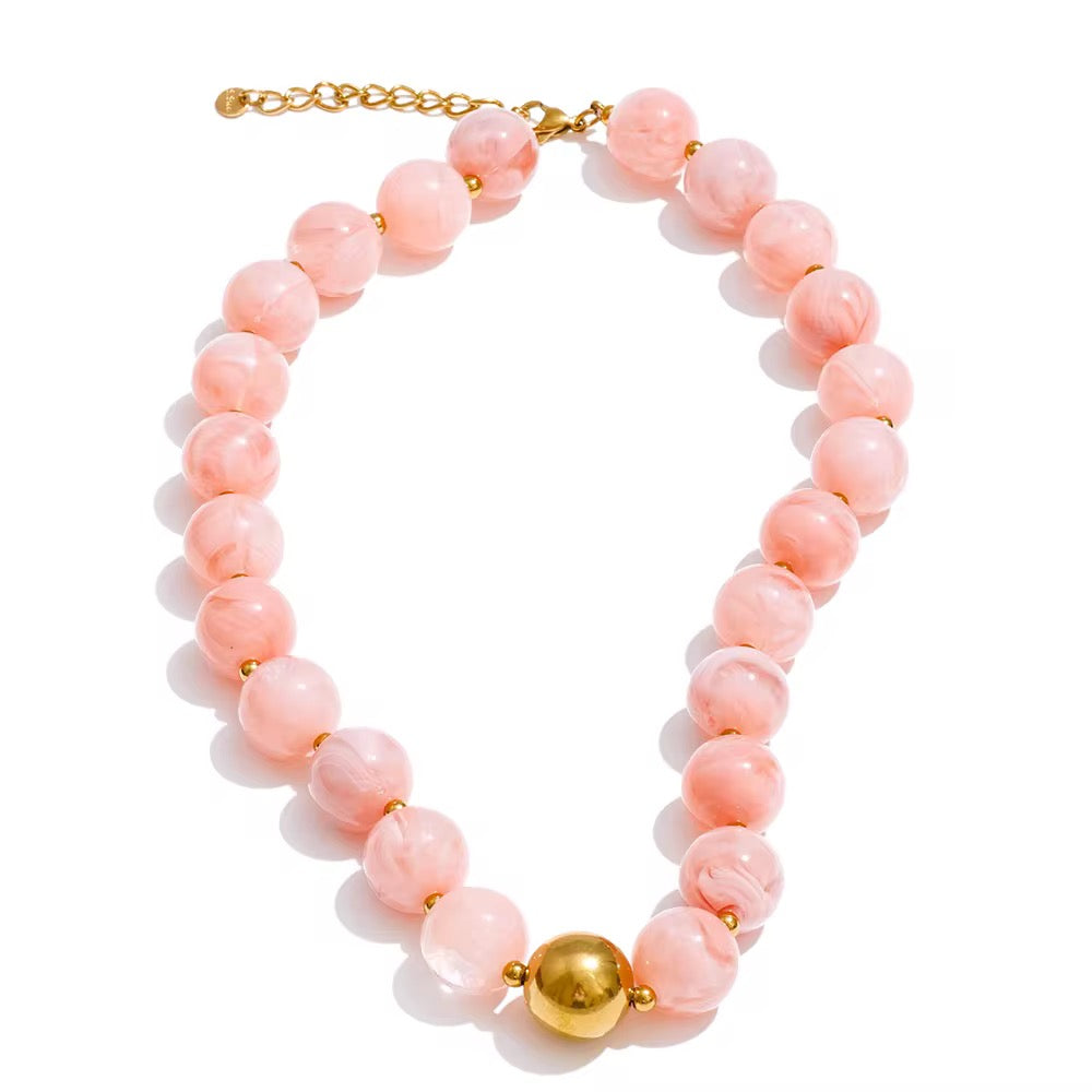 Maggie Pink Necklace