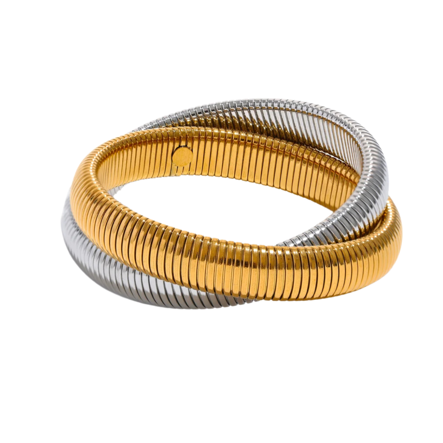 Two Toned Tube Bracelet