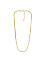 2mm Pave Herringbone Necklace