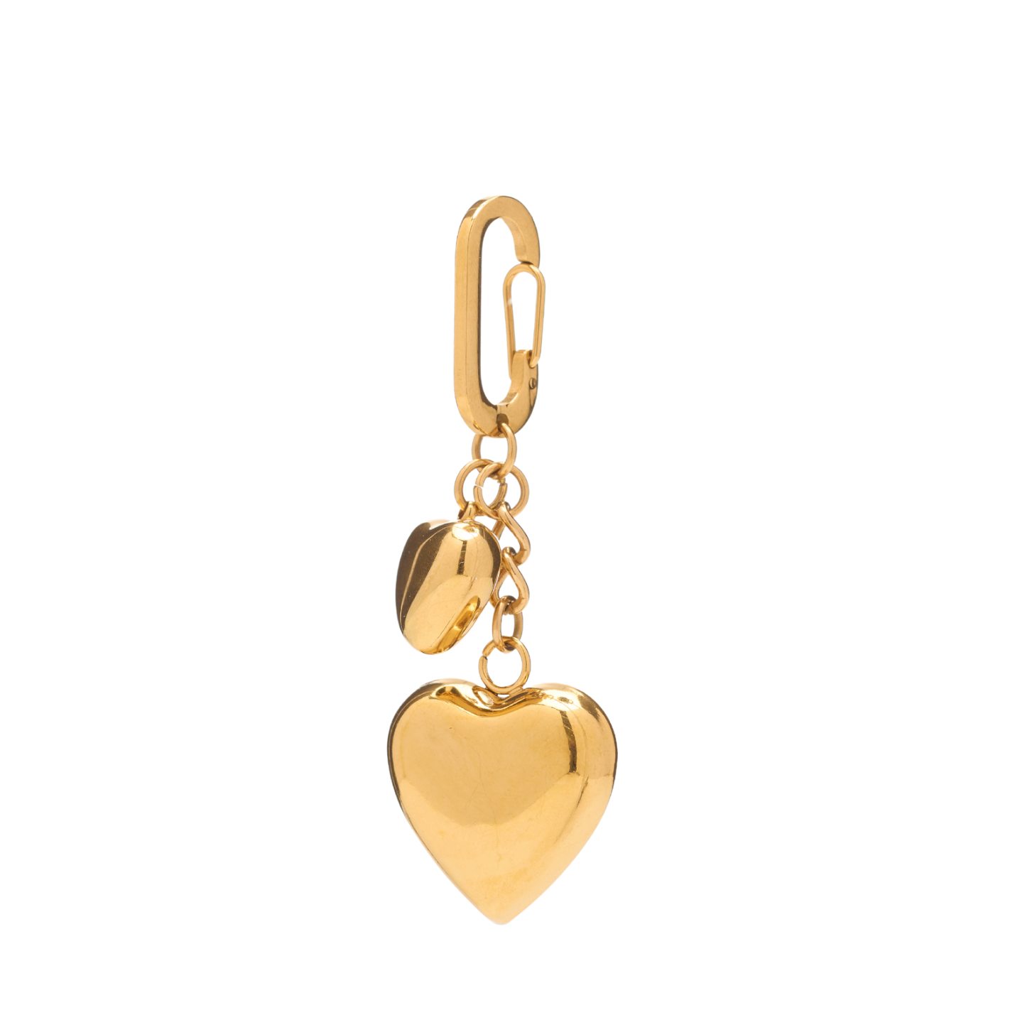 Puffy Heart Bag Charm