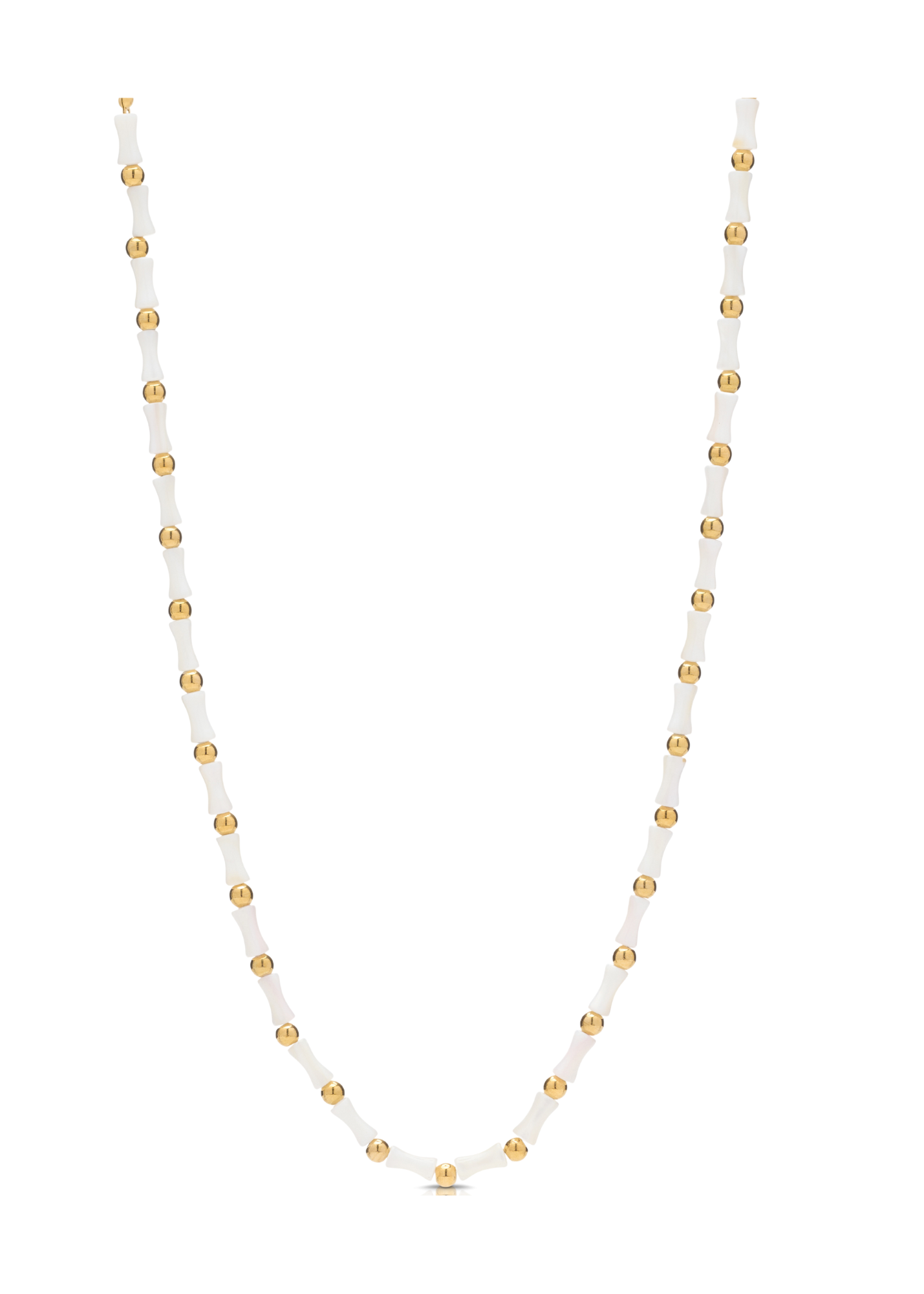 Bamboo Beaded Necklace