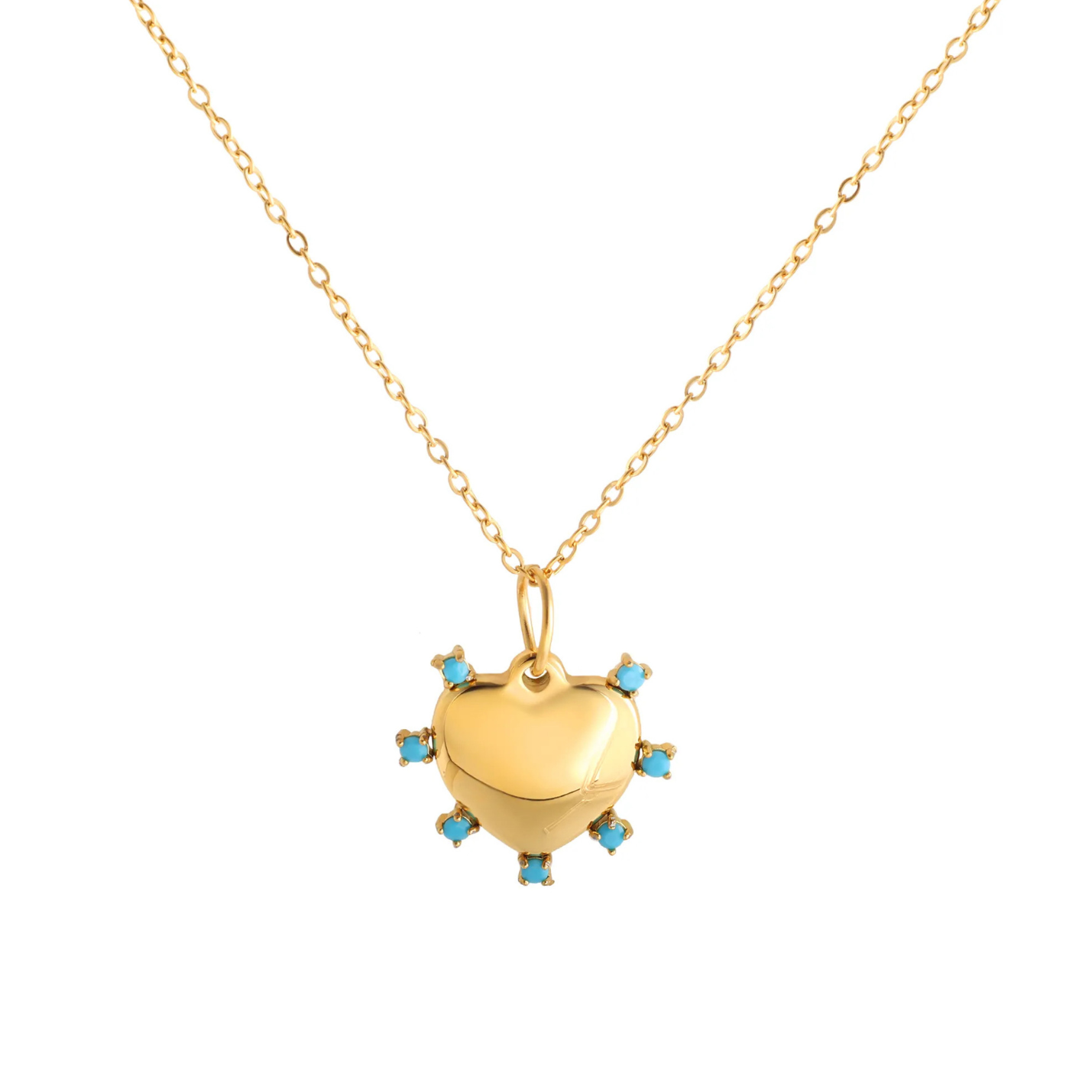 Francie Heart Necklace Engraving