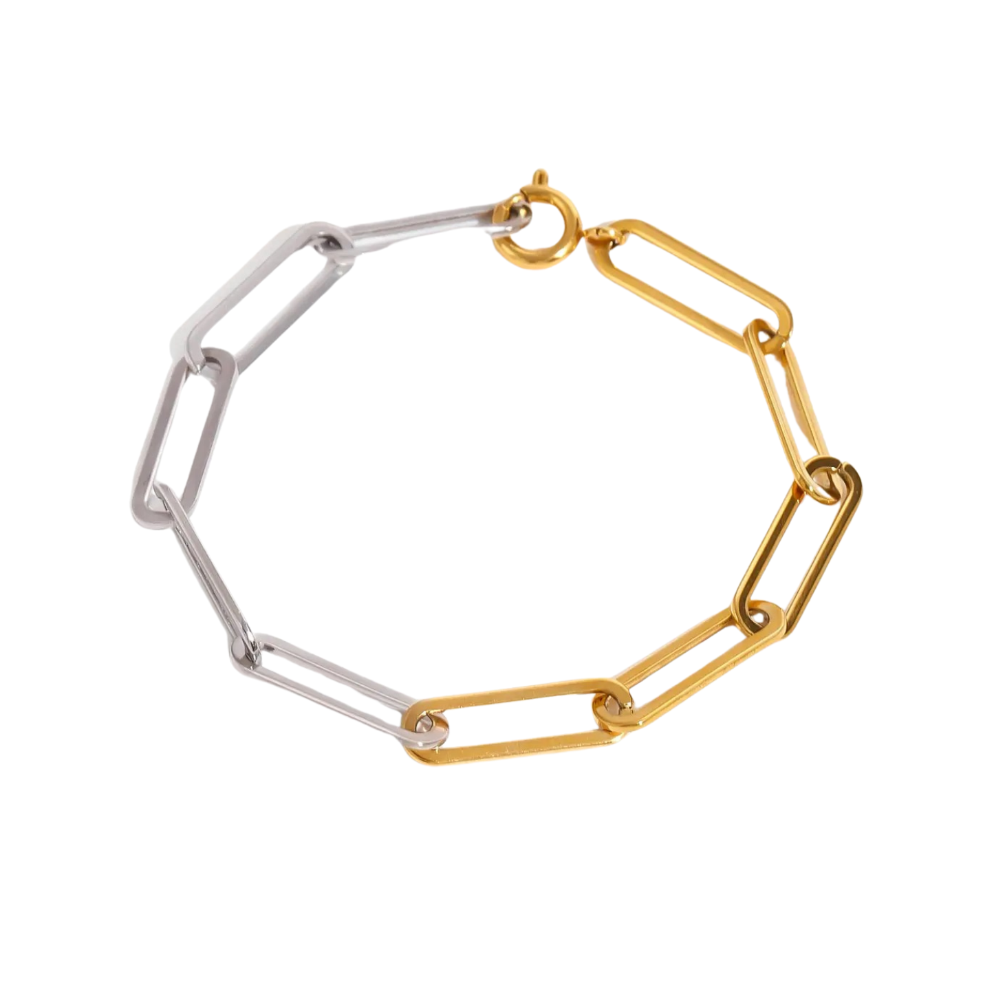 Two Toned Link Bracelet