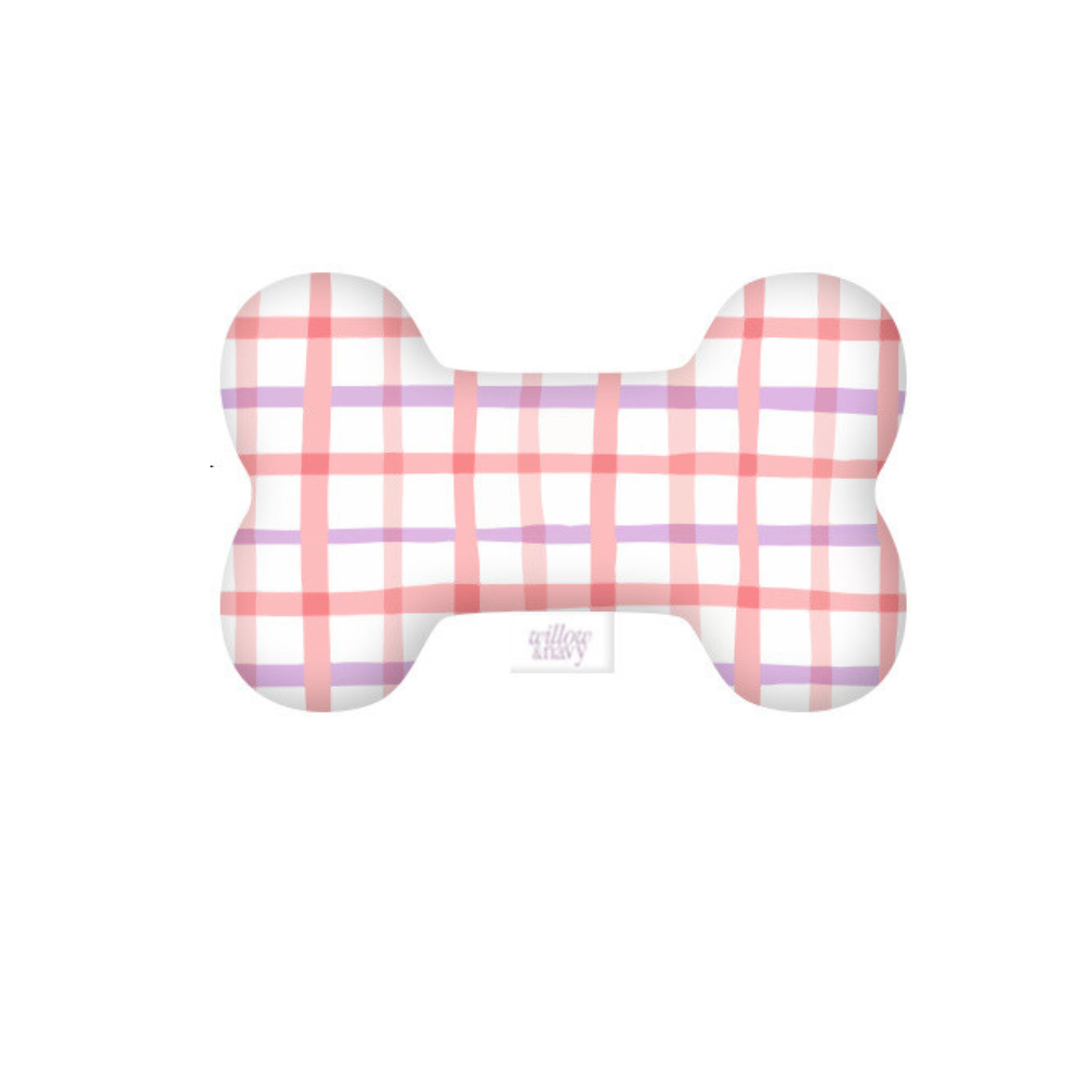 Pink Plaid Plush Toy