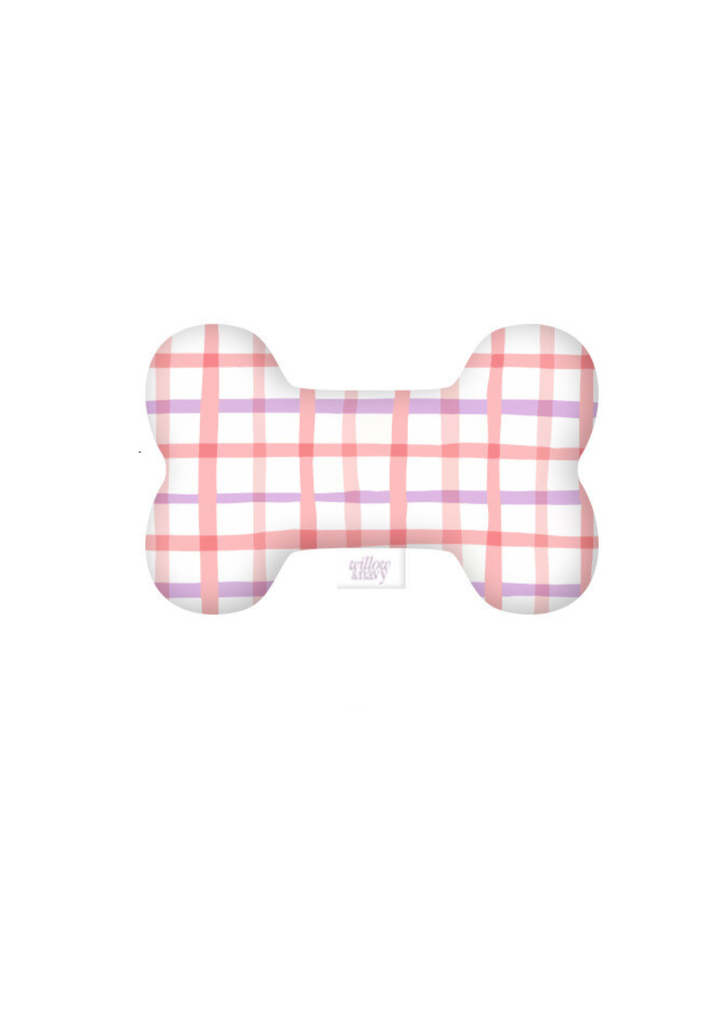 Pink Plaid Plush Toy