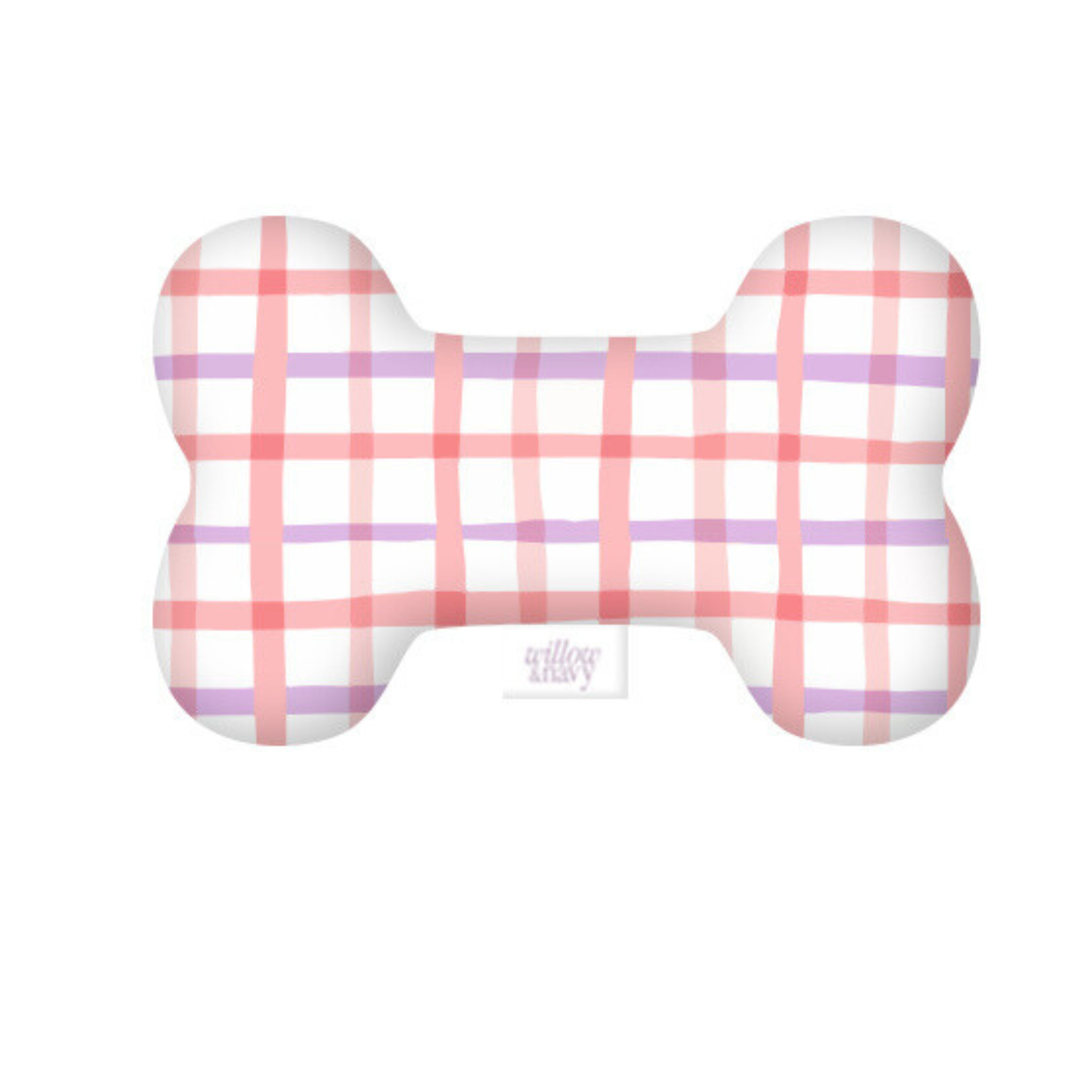 Pink Plaid Plush Toy