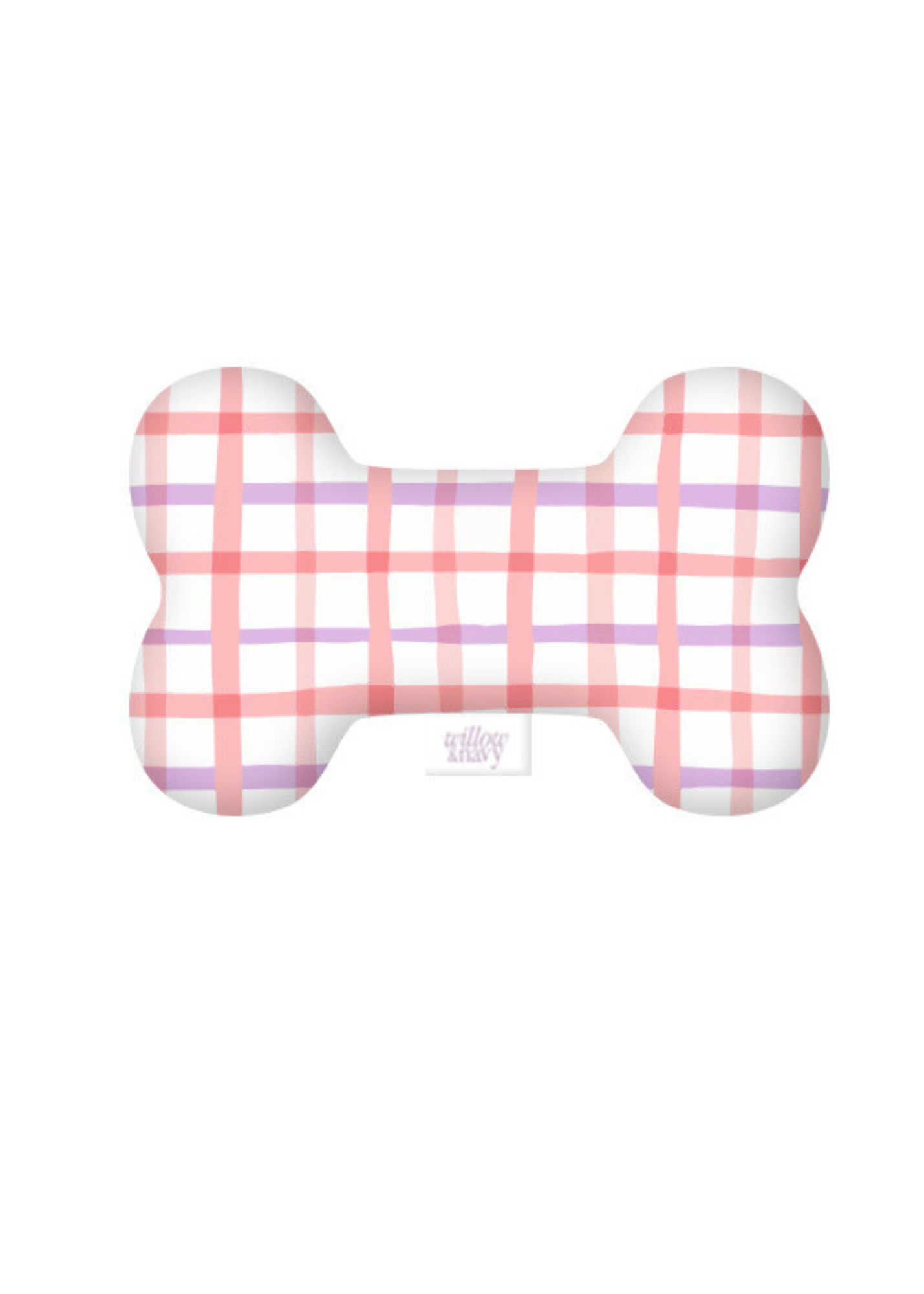 Pink Plaid Plush Toy