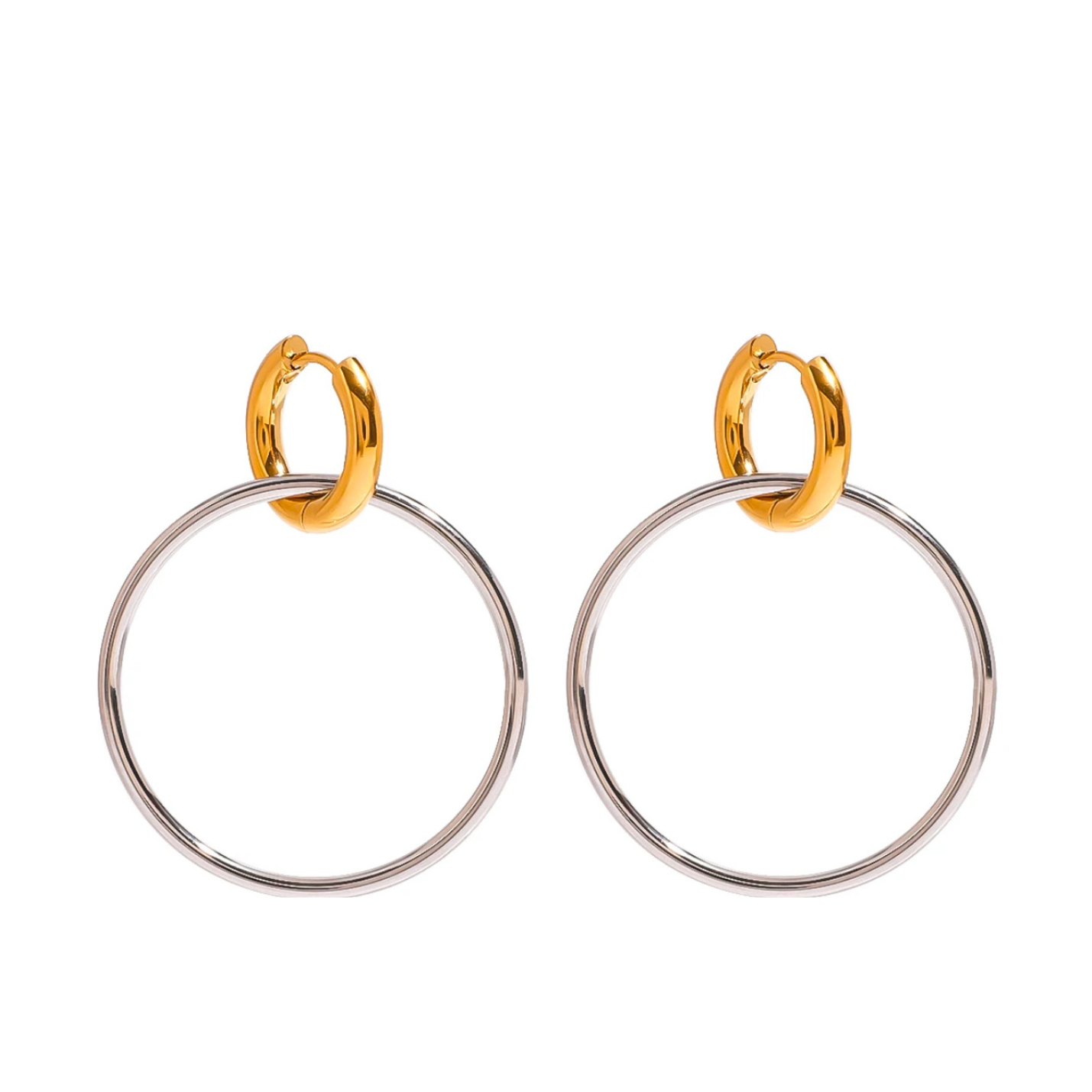 Tessa Silver Hoops