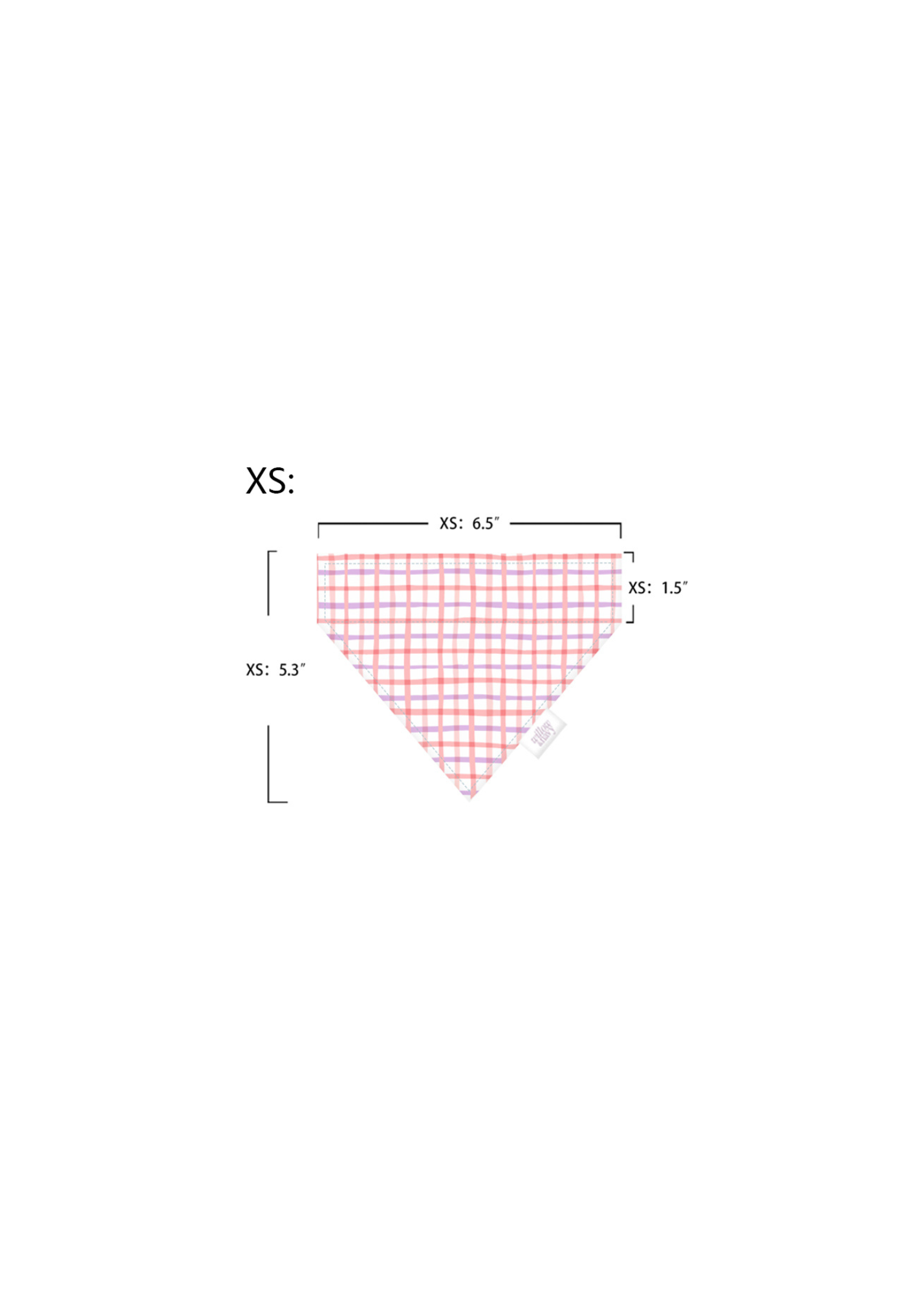 Pink Plaid Bandana