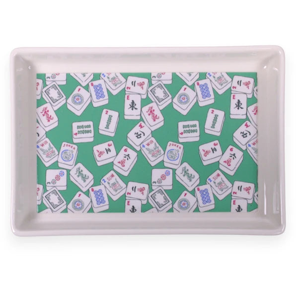 Ceramic Tray- Mahjong