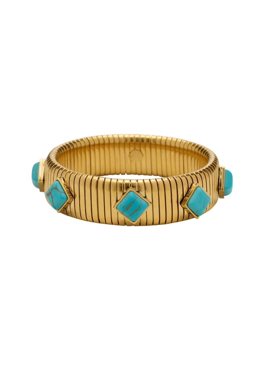 Turquoise Tube Bracelet