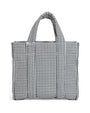 Quilted Mini GoGo Tote - Gingham Black