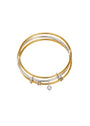Mixed Bangle Trio Bracelet Set