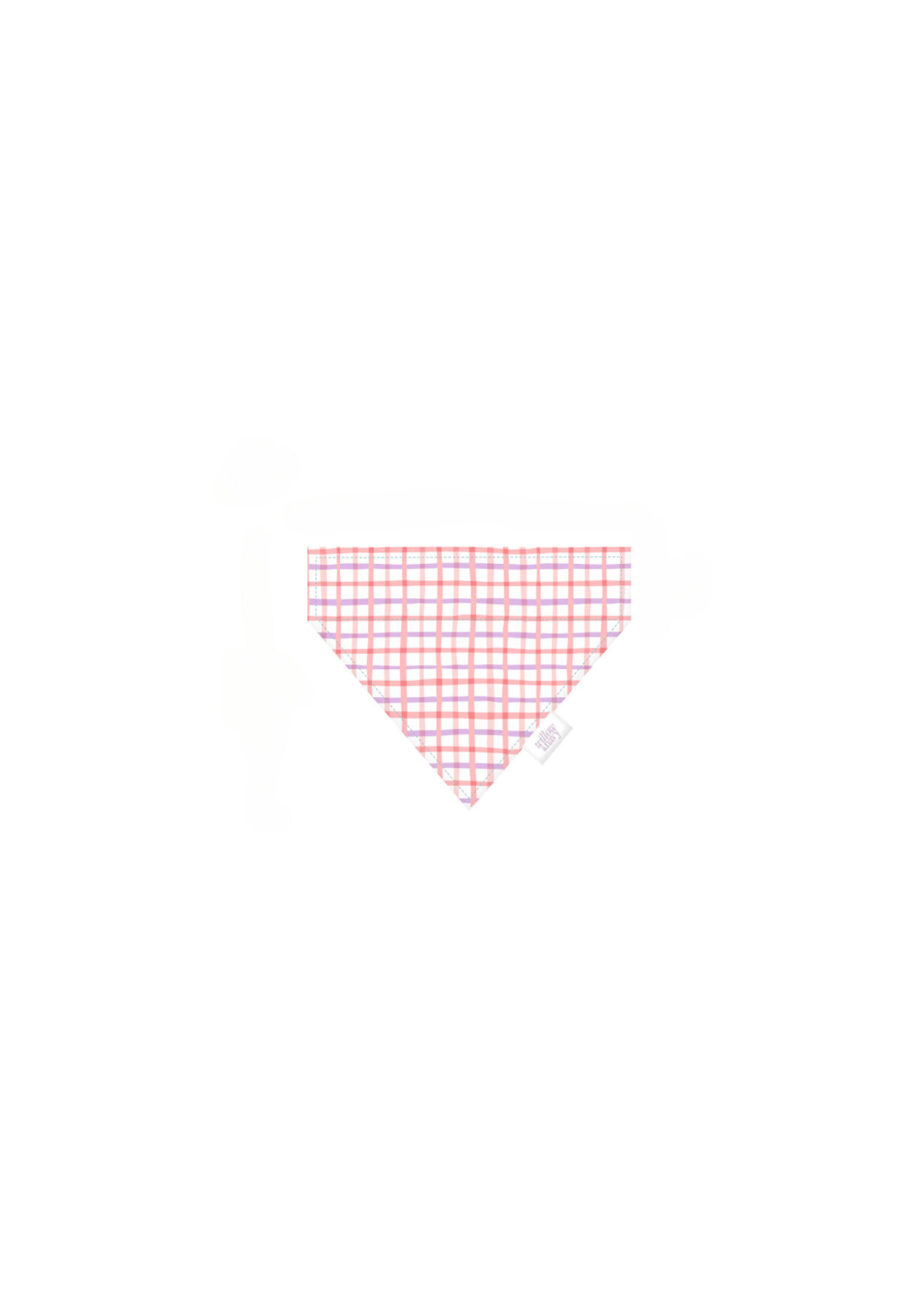 Pink Plaid Bandana