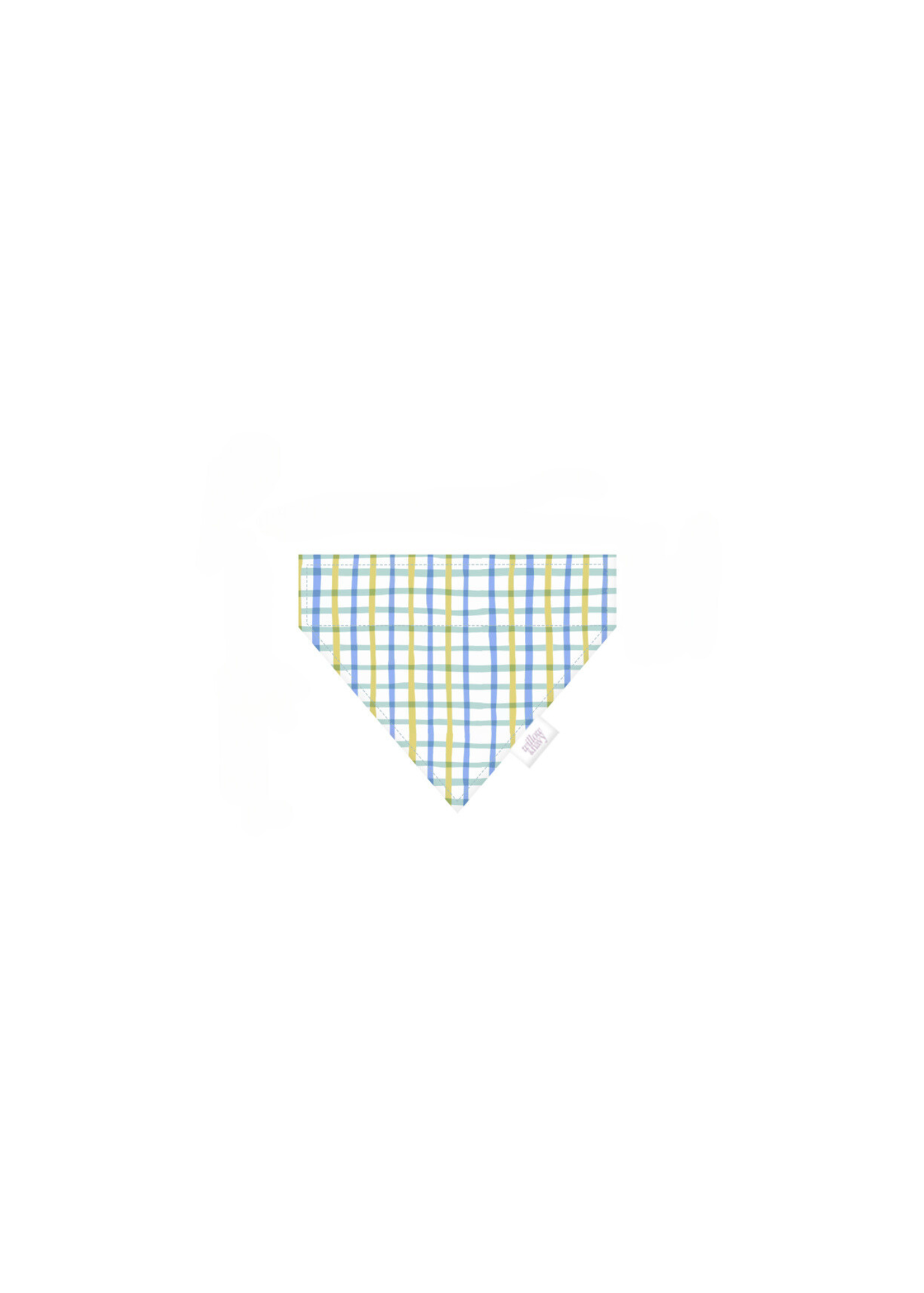 Blue Plaid Bandana
