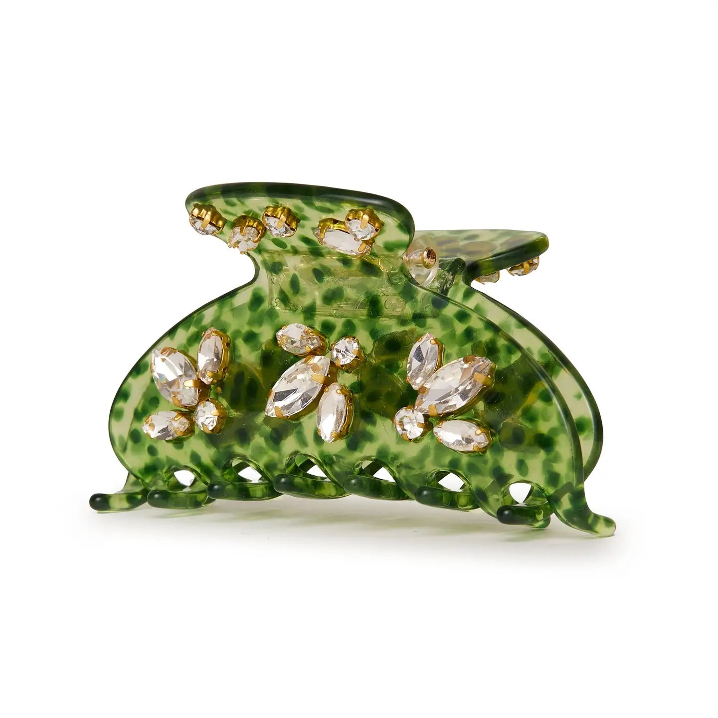 Kiwi Large Crystal Claw Clip