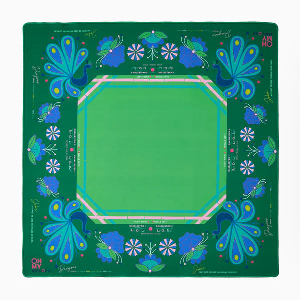 Birdie Green Mahjong Mat