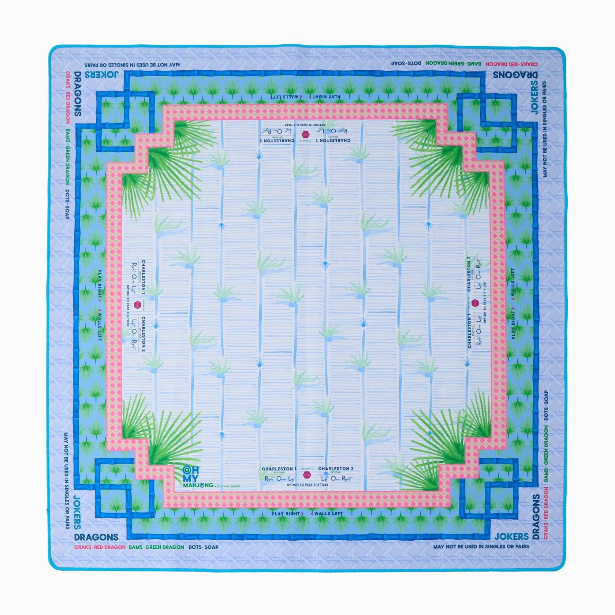 Palm Paradise Mahjong Mat