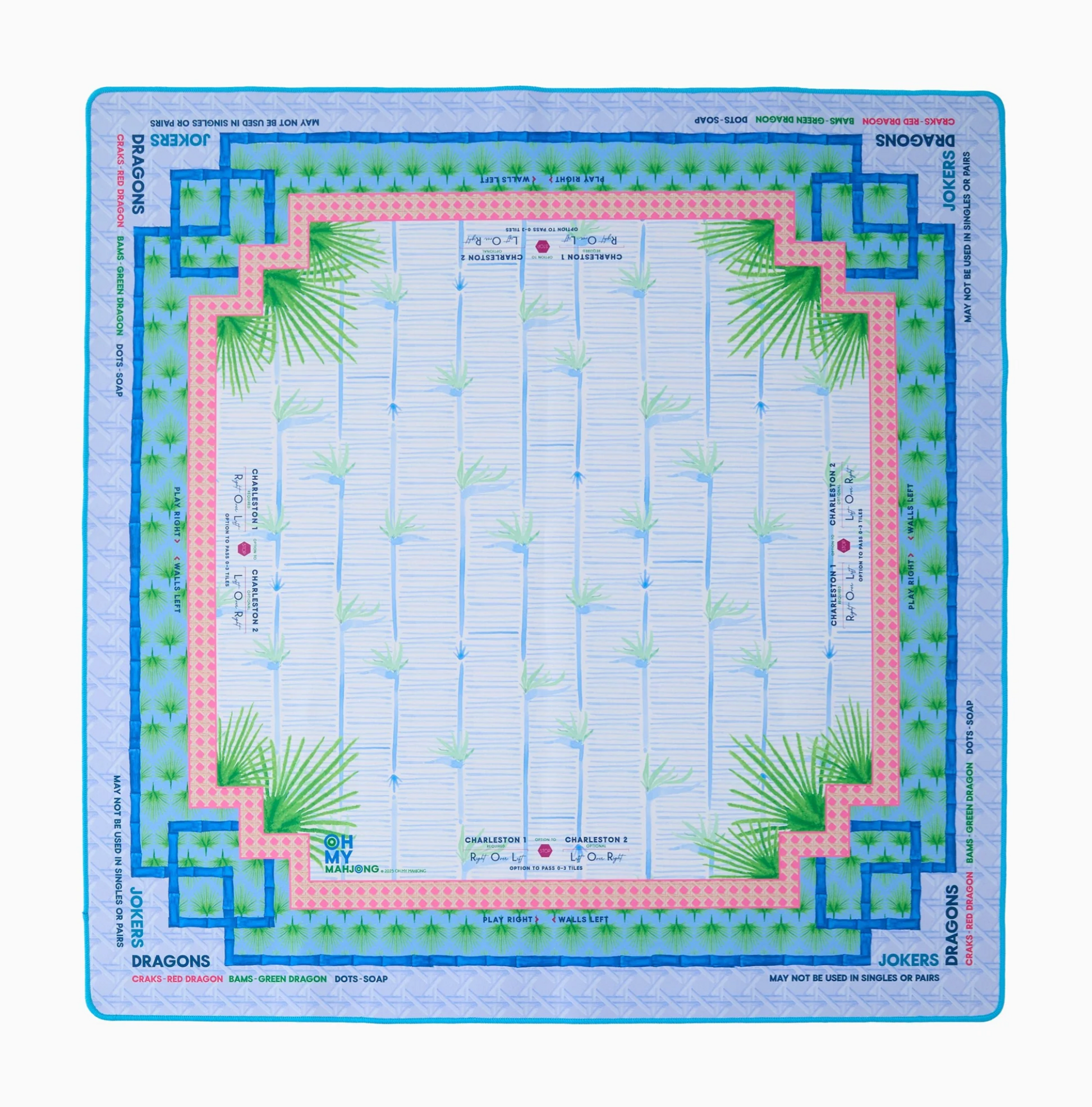 Palm Paradise Mahjong Mat