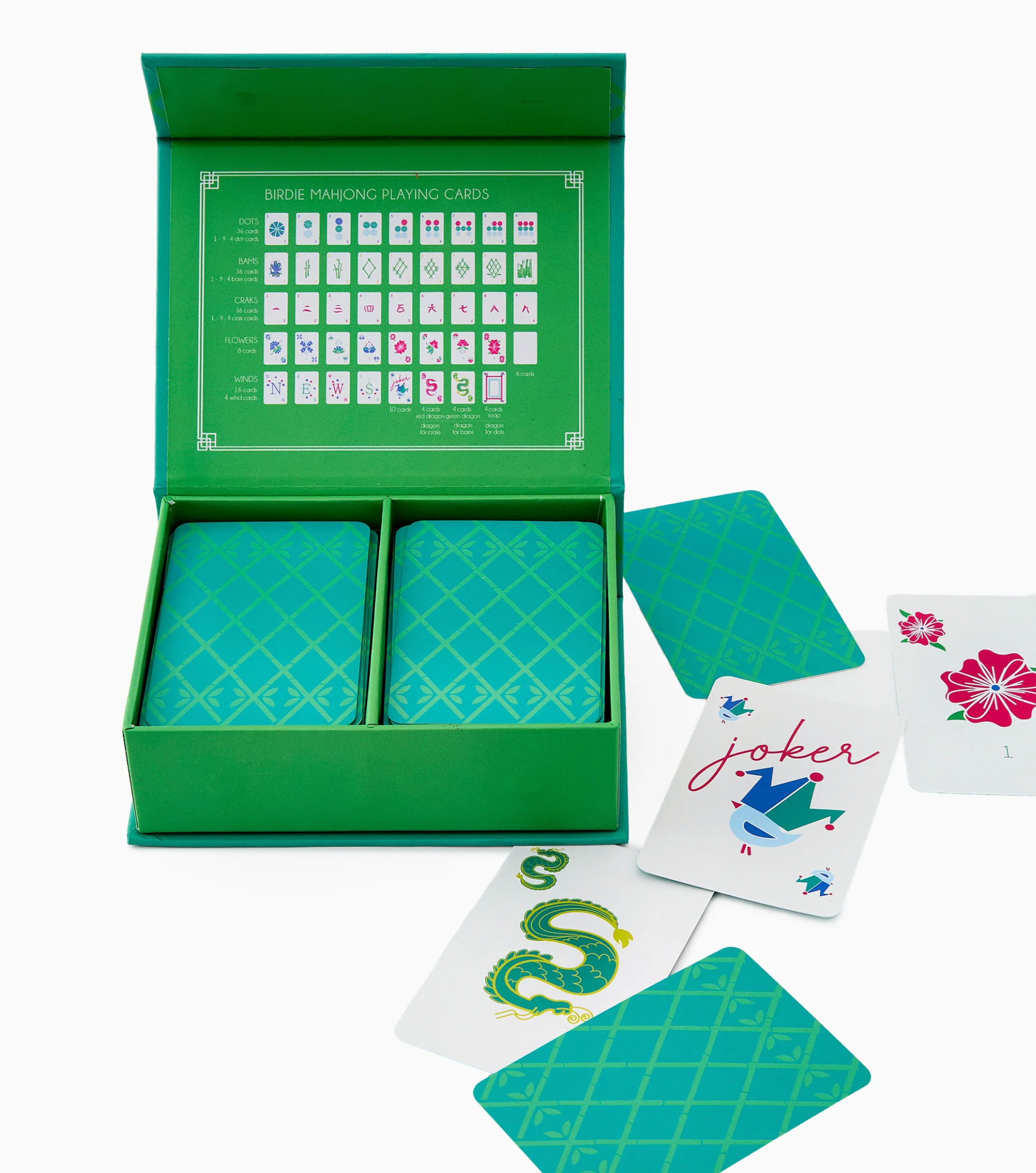Birdie Mahjong Playing Cards