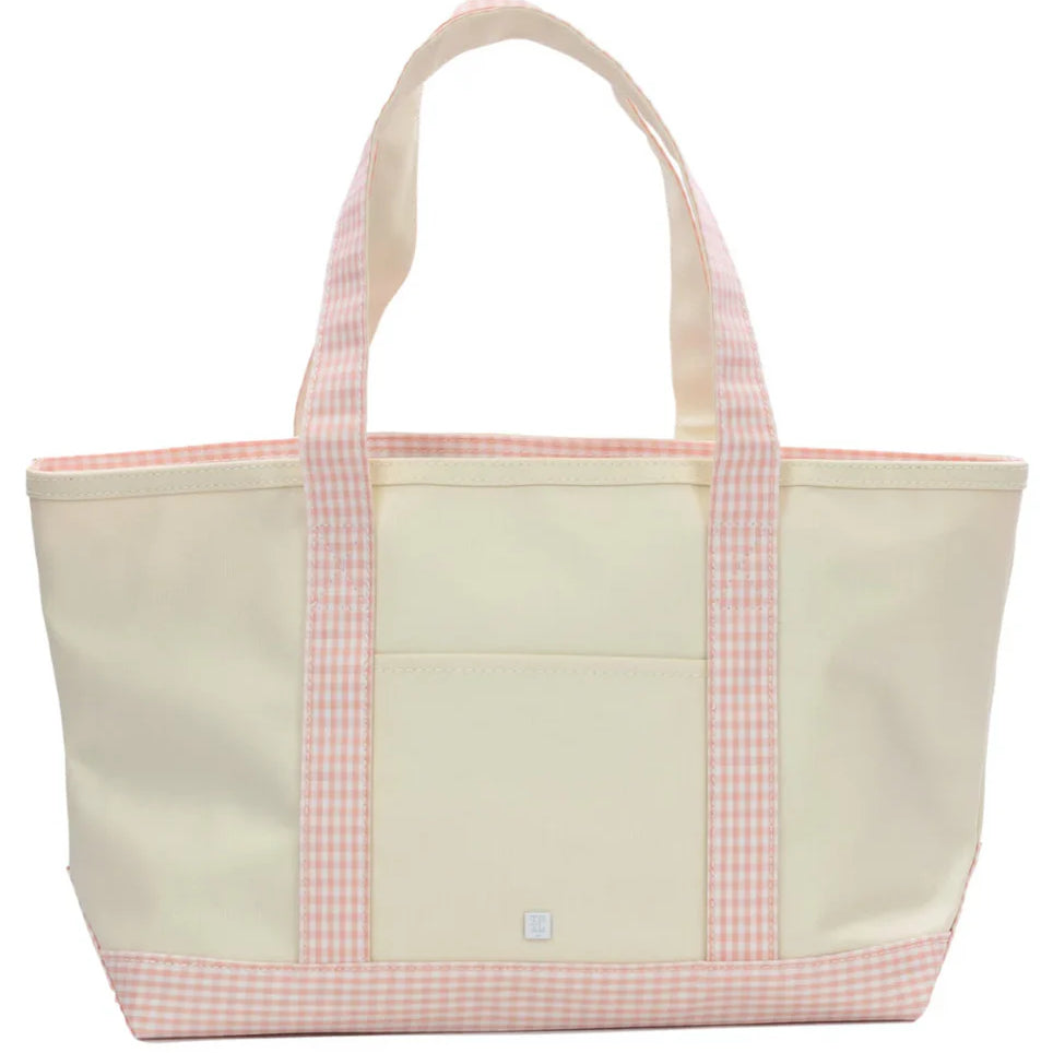 Medium Tote-gingham taffy trim