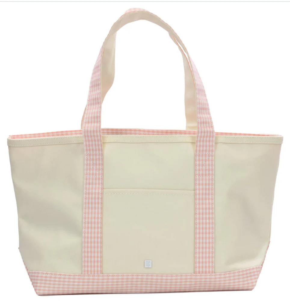 Medium Tote-gingham taffy trim