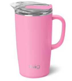 SWIG Bubblegum Shimmer Party Pitcher 64 oz