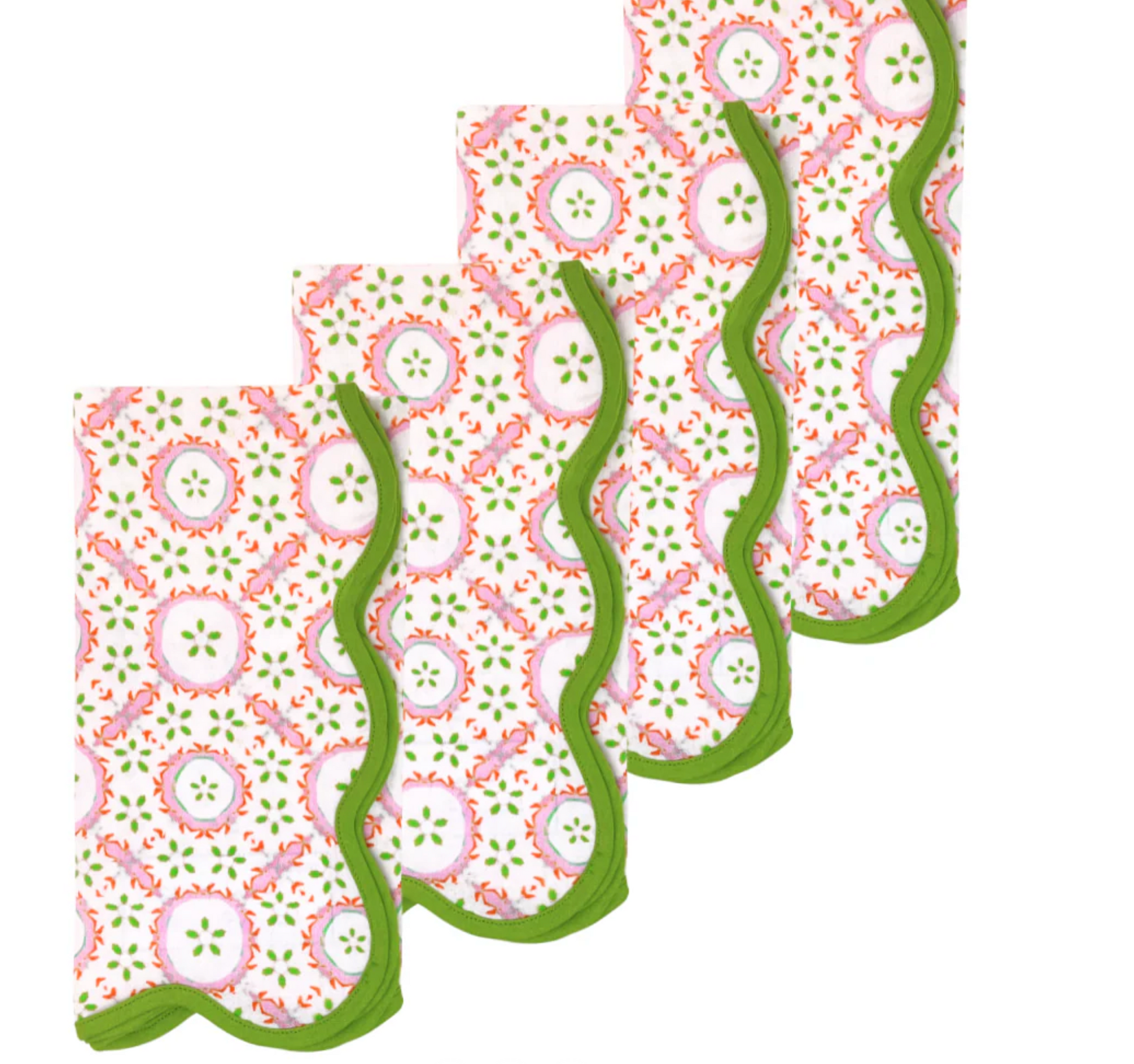 Rosie Scalloped Dinner Napkins