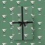 Tini Holiday Martini & Bow Wrapping Paper