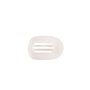Coconut White | Tiny | Flat Round Clip