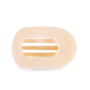 Round Flat Hair Clip | Large | Almond Beige