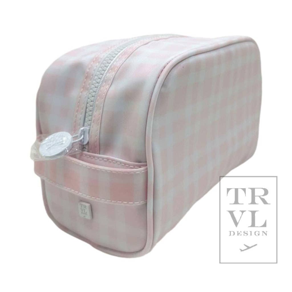Stow It - Pimlico Plaid Pink Dopp Bag