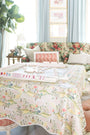Scalloped Square Table Topper | Pink Pagoda